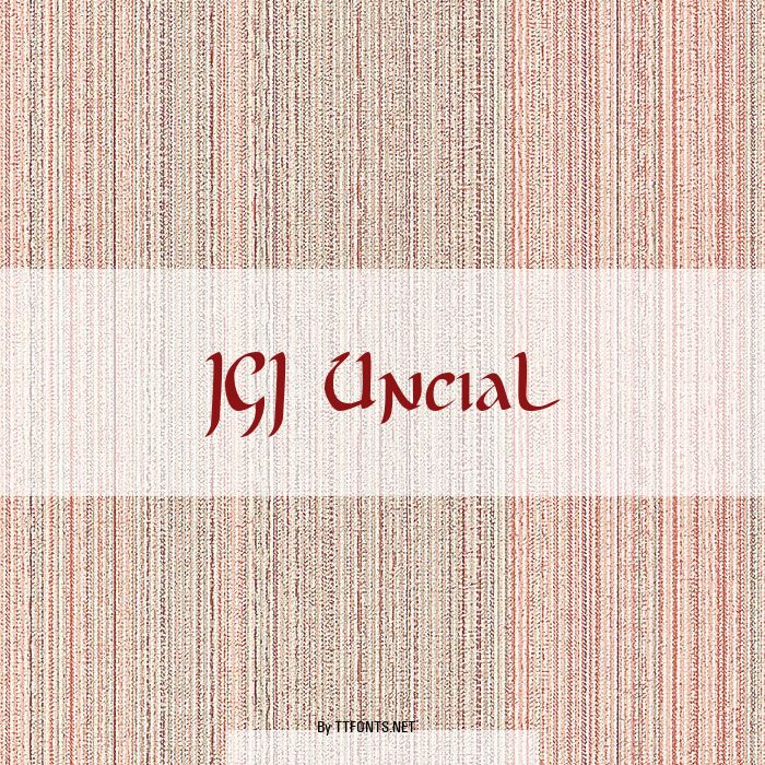 JGJ Uncial example